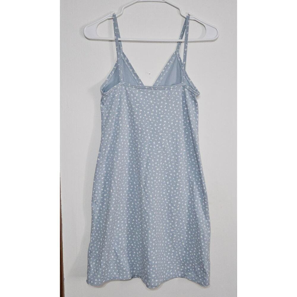 John Galt Light Blue Amara Floral Mini Dress. Spaghetti Straps Stretchy Small - Picture 3 of 4